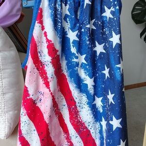 Patriotic 4th Of July Star and Stripe Dress Kids